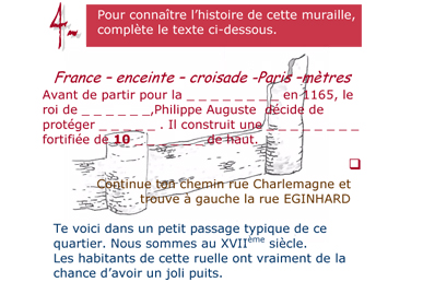 Extrait du livret enfant - jeu de piste Au coeur du marais